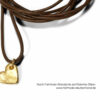 GOLDAFFAIRS - Kettenanhänger "heart" aus FAIRTRADE Silber, gelbgoldplattiert