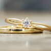 GOLDAFFAIRS - Verlobungsring "Iva" aus FAIRTRADE Gelbgold mit Diamant