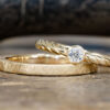 Nachhaltiger Ring und Verlobungsring "cami" aus Gold