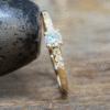 verlobungsring "lara" aus fairtrade gold mit diamanten (ca. 0,26 kt)